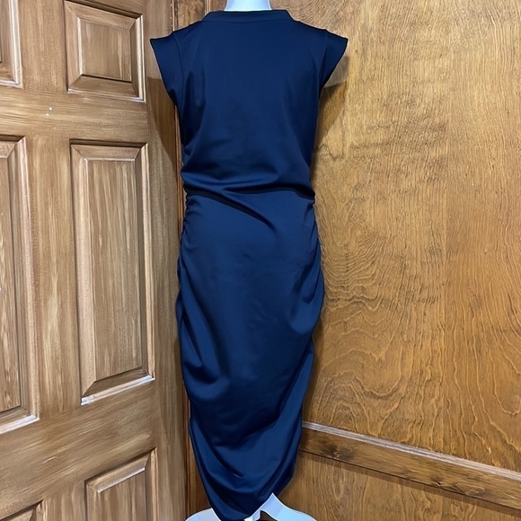 Rachel Parcell Black Ruched Bodycon Dress Plus Size XXL - NWOT - Picture 3 of 5